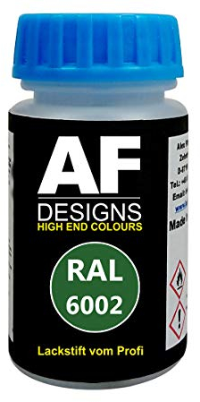 Alex Flittner Designs Lackstift RAL 6002 LAUBGRÜN seidenmatt 50ml schnelltrocknend Acryl