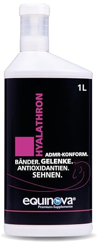Equinova HYALATHRON Liquid 1l – ADMR-konform - Bewegungsapparat – Hyaluronsäure, Chondroitinsulfat, Mangan – Ergänzungsfuttermittel