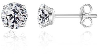 G23 Titanium Earrings, Implant Grade Hypoallergenic Pure Titanium Stud Earrings for Sensitive Ears for Women