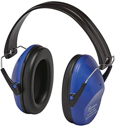 Gebol Kapselgehörschutz Safety Kids blue | bequeme Kinder Lärmschutz Kopfhörer | zusammenklappbare Ohrenschützer | Autismus, Konzert, DIY | Junge, Mädchen | Größe universal | blau, schwarz | 1 Stück