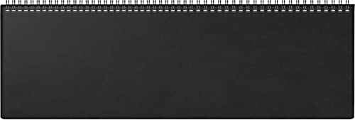 rido/idé Wochenkalender Modell futura 5 2024 2 Seiten = 1 Woche Blattgröße 42 x 13,7 cm schwarz