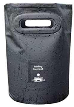 HOUSON Tragbarer Faltbarer Eimer 20L, Multifunktions Falteimer Tragbarer Camping-Eimer für Camping, Angeln, Party und Garten