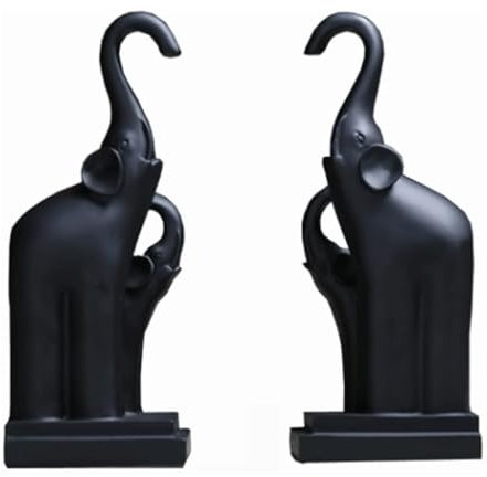 UYHBCNQD Elefanten-Buchstützen, kreative Buchstützen, Moderne Buchstütze, Bürodekoration, Buchständer, Weinschrank, Kunstharz, Buchstopper