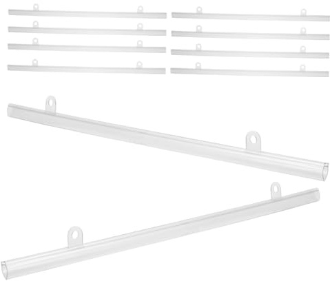 VOSAREA Cadre De Suspension Pour Affiches, 10 Pièces, Rails De Suspension Pour Affiches, Panneaux, Cartes, Porte-affiche, Tapisserie En Plastique, Bannière, Affichage Mural Artistique