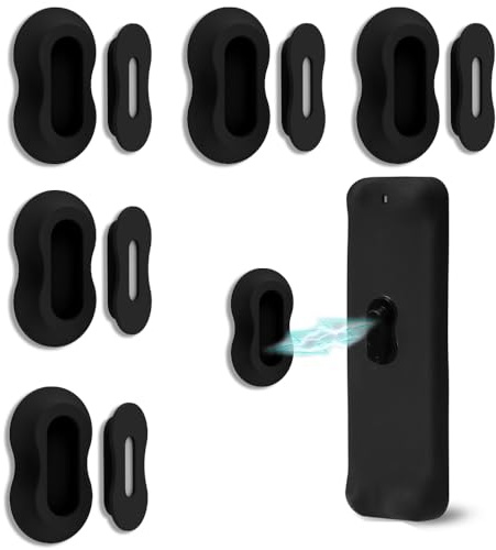 Glamifyr - Soporte de mando a distancia, soporte magnético para pared, soporte para mando a distancia, soporte de mando a distancia, organizador multifuncional para toma de carga de TV