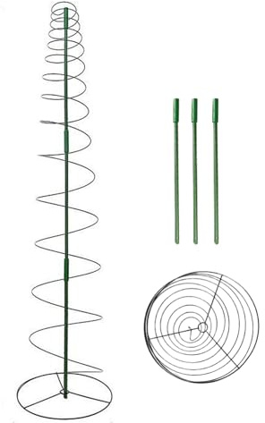 Enrejado para plantas de exterior, soporte para plantas trepadoras y enrejado para, pirámide resistente a la intemperie para plantas de interior como hiedra y vides Clematis