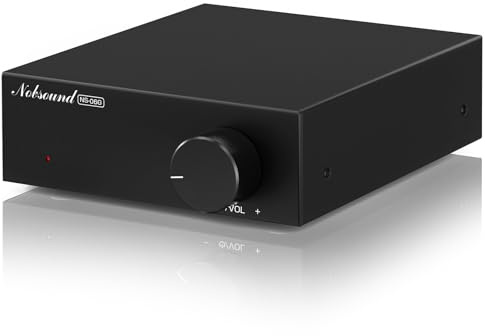 Mini Amplificador Digital Nobsound Clase D: Amplificador Estéreo Doméstico HiFi TPA3116 60W x 2 para Altavoces Pasivos (NS-06G)