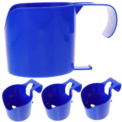 EPIGEIST 4piezas Portavasos De Piscina Antiderrames Gancho Portavasos para Piscina Elevada para Terrazas y Fiestas Al Aire