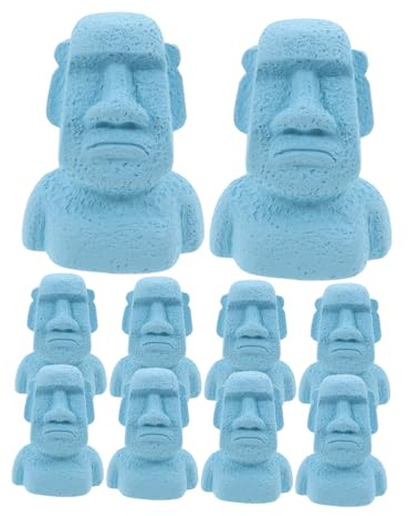 Toddmomy Estatuas De Piedra Miniaturas para Bandejas De Arena Gigante 10 Piezas Decoración Oriental para Dioramas Realistas y Duraderas