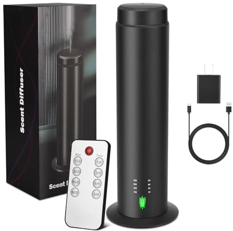 Diffuseur d'huiles essentielles sans Eau pour hôtels, Maisons entières, Grandes pièces, Bureaux, Maison, 200 ML, Grande capacité, portée 135 m². (XL-200ml)
