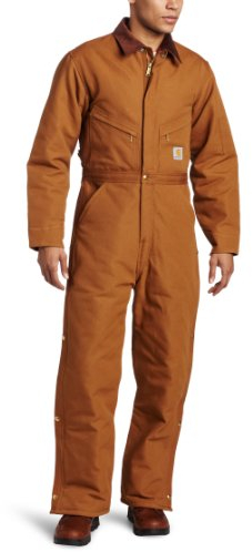 Carhartt . X01.BRN.S050 Combinaison de Canard doublée avec Couette Taille 50/4XL Marron