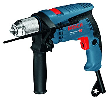 Bosch Professional Impact Drill GSB 13 RE (110 V, incl. Depth Stop 210mm, Quick-Action Drill Chuck 13mm)