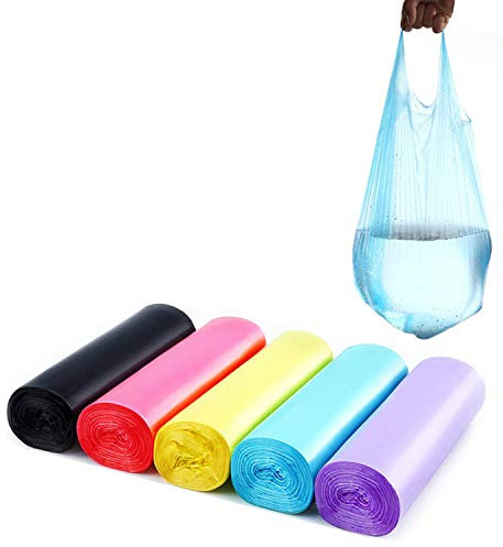 JIEJIA, Sacchetti per pattumiere con manici, 100 sacchetti, 20 l