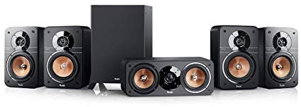 Teufel Ultima 20 Surround 5.1-Set - Heimkino Lautsprecher 5.1 Soundanlage Kino Raumklang Surround Subwoofer Movie High-End HiFi Speaker - schwarz