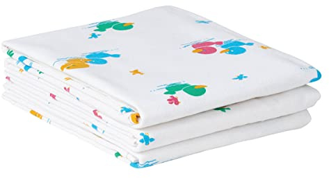 Medline Baby Blanket in Duck Print, Classic Design, Heavy Weight, 100% Cotton, Cuddly and Soft - Perfect for Newborns and Toddlers, 36 x 40 (91.4 cm x 1 m)