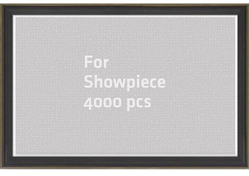 Pintoo Jigsaw Puzzle Frame Tailor-Made ONLY for Pintoo's 4000 Pieces Puzzle - Chestnut - Effortless & Toolless Assembly NO Glue Required [W1111]