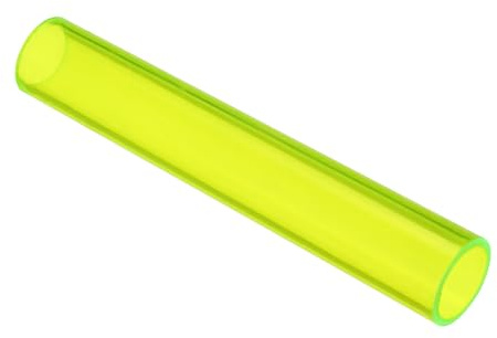 PATIKIL Rullo Gomma per Ping Pong, Barra per Rotolamento Ping Pong Colla per Rotolamento Stick Strumento Adesivo Plastica Fai-da-Te per Assemblare La Racchetta Ping Pong, Giallo