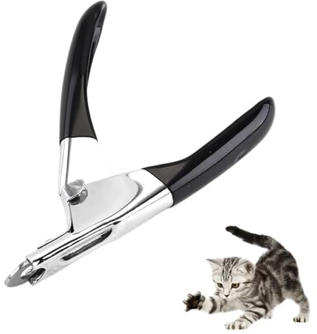 Krallenschere für Hunde, Katzen & Kleintiere - Schutz für Anfänger & Eng Sitzende Krallen