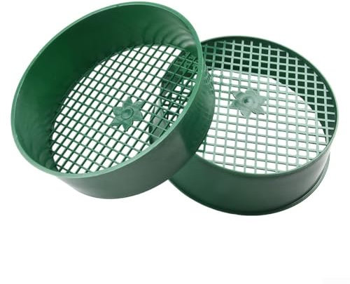Yuanpgky 2 Pz Giardino Setaccio Verde Pietra Mesh,Giardino Terra Setaccio Set Per Composito Terra Pietra Per Giardinaggio E Paesaggistica
