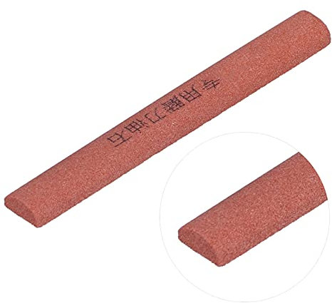 Corundum Blanc Pierre d'aiguise pour Outil de Couteau, Grincement de Polissage Professionnel de la Mouture Cylindrique avec Votre Famille ou Vos Amis, adapté aux Couteaux Aiguisés, Ciseaux
