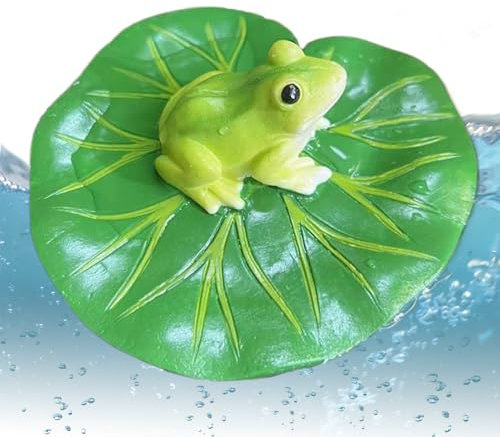 Pond Decorative Figure - Waterproof Resin Accent, Adaptable Wildlife Sculpture | Improved Deters Predators, Fun Pond Accessory, Easy Setup, Weather Resistant, Suitable For Multiple Scenarios