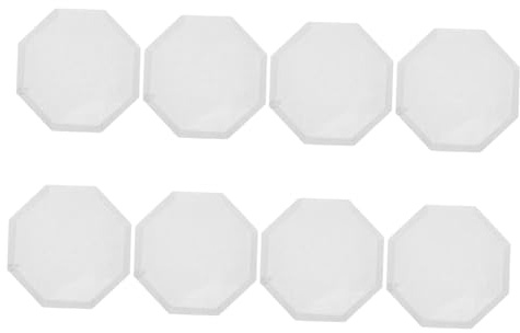 Mikikit 8stücke Klare Glas-näh-Gewichte Achteckig Zum Zuschneiden Von Mustern Und Stoffen Quiltzubehör Rechteckige Briefbeschwerer Für Schreibtisch