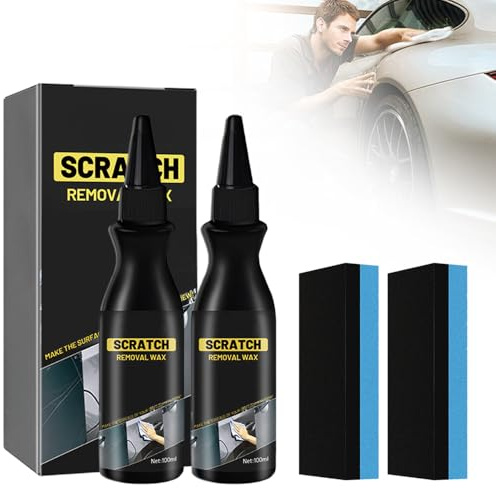 2026 Efface Rayure Profonde Voiture,Efface Rayure Voiture, Car Scratch Remover,Modèle Crème de réparation de Rayures de Voiture, Efface Rayures Anti-Rayures Pâte Réparation (2PCS)