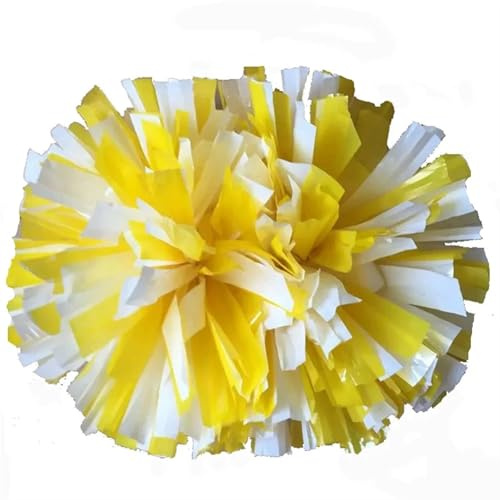 Cheerleading-pomponer, 2st Sports Cheerleading Pompoms, 32cm, Baton Handtag, Cheerleader Pompom