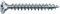Spax A2J, 1081010350123 4 CUT - Vite universale a croce con testa fresata, filettatura totalmente galvanizzata, 1081010350353