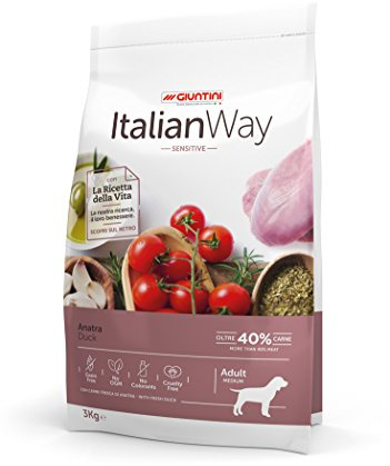 Italian Way Cibo per Cani Sensitive Anatra - Adult - Medium - 12 kg