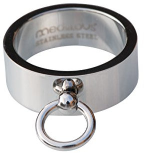 meditoys - 'Ring der O' in Edelstahl (high polished), Finger-Ring Damen Herren