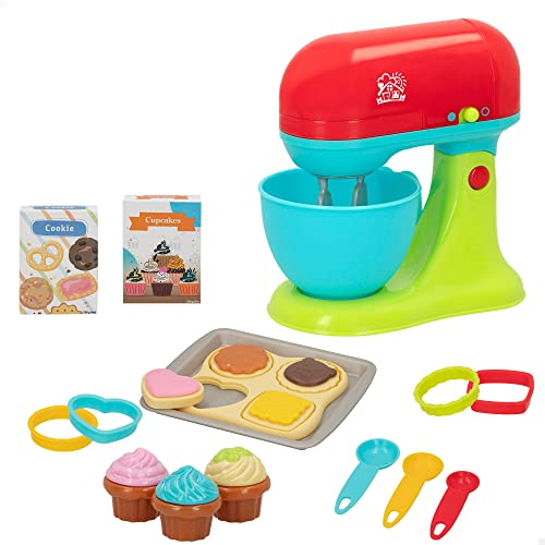COLORBABY Play - Batidora Juguete niños, con Accesorios y moldes, Juguete de Cocina y del hogar, Batidora eléctrica, Electrodomésticos Cocina Juguete +3 años (46751)