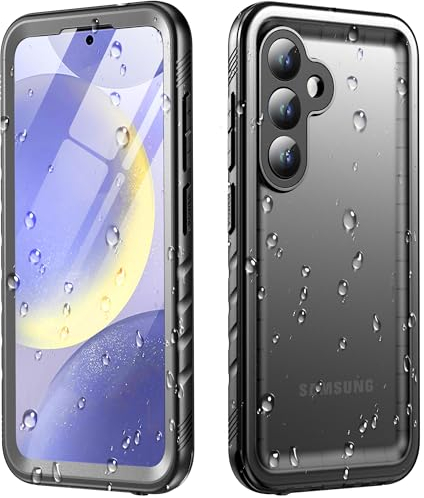 Cozycase für Samsung Galaxy S24 Wasserdichte 360 Grad Hülle - 2m Sturzfest Panzerhülle Outdoor Case Komplettschutz Soßfest Staubschutz Baustelle Wasserfest S 24 Handyhülle Schutzhülle mit Kameraschutz