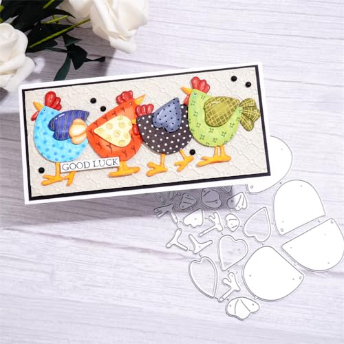 Kokorosa Milieu Stanzschablonen für Scrapbooking, Metall-Stanzform zum Basteln, Stanzformen für Kartenherstellung, geeignet für Party, Hochzeit, Urlaub usw