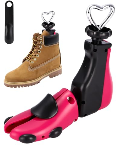 Yulado Hormas Para Zapatos, Horma Zapatos Hombre Mujer, Hormas de Plástico, Ensanchador de Zapatos Con Calzador, Justable Longitud y Anchura Horma Ensanchar Zapatos(Paquete de 1, 37-43)