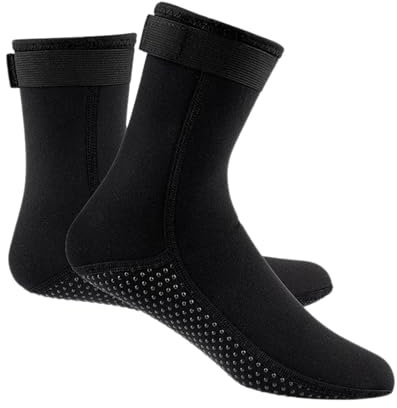 Tauchsocken, Wassersocken - 3 mm Neopren-Wasserstiefel Kurz geschnittene, warme, sandfeste Socken. Wasserdichte, thermische Anti-Rutsch-Socken für Beachvolleyball, Sandfußball, Tauchen und Schnorche