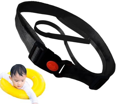 Schwarz Schwimmgürtel Schwimm Trainingsgürtel, Schwimm Schwimmgurt Trainingsleine, Schwimm-Haltegurt, Gurt für aufblasbare Schwimmboje, Schwimmhilfe Schleppschwimmen, Luftsack(Schwarz)
