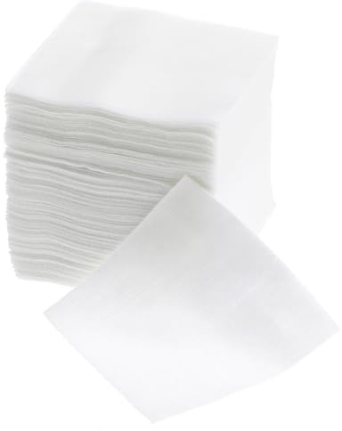 Healeved Discos Desmaquillantes de Tela No Tejida 200 Unidades 10x10 Cm Almohadillas Faciales para Cuidado Diario y Aplicación de Tónicos