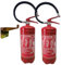 Set da 2 Estintore Polvere 6 KG - ANNO: 2025 + MANUALE USO E MANUTENZIONE - CERTIFICATO E OMOLOGATO A NORMA DI LEGGE + STAFFA E CARTELLO - Soluzione Sicurezza Antincendio Professionale (2 Estintori)