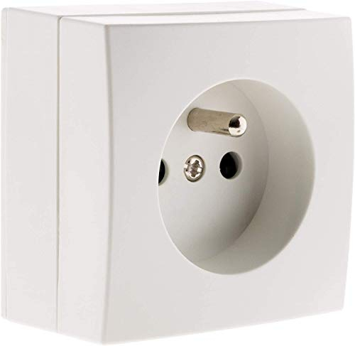 Zenitech - Presa 2P+T 16A da parete - Bianca - Bel'Vue