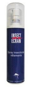 INSECT-ECRAN Spray Vêtements Anti-moustiques Spray Insecticide Vêtements - Spray 100 ml