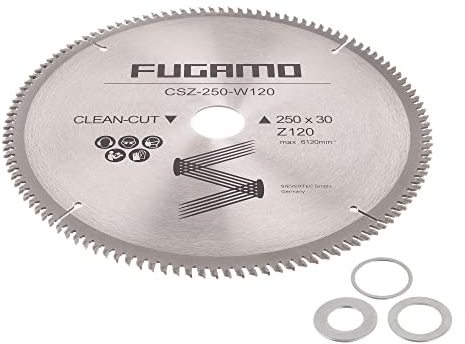 HM Kreissägeblatt Ø 250 x 30/25,4/20/16 mm 120 Zähne Sägeblatt Holz