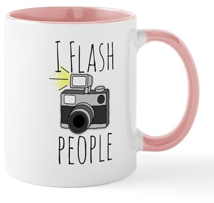 CafePress I Flash People Photography Mug 11 oz (325 ml) Ceramic Coffee Mug
