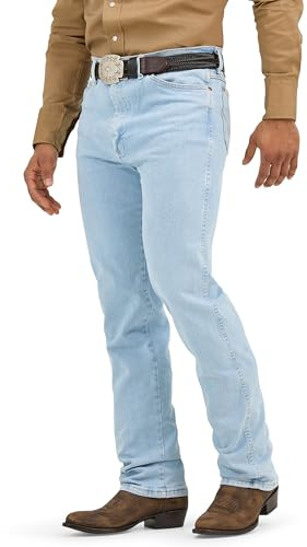 Wrangler herr cowboy cut aktiv flex slim fit jeans, Blekmedel, 40W / 32L