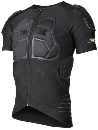O'Neal Protektoren-Shirt Motocross Enduro Motorrad Elastisch leichte Protektorenjacke, Schwarz M