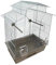 Zoopaul Vogelkäfig IZA 2 II Mokka Mocca 52x30x60 cm Wellensittiche Kanarien Käfig