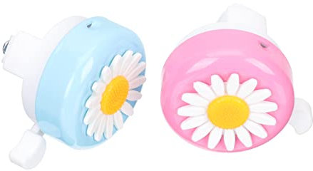 Happyyami 2 Pz Campanello della Bicicletta Monopattino per Adulti Bici elettriche Accessori per Bici Casse Audio campanelli per Bici per Bambini con Fiori Campanello per Biciclette in Lega