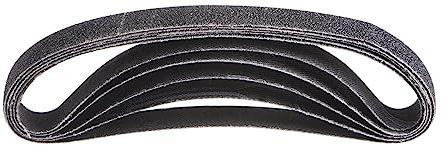 sourcing map 5pcs Sanding Belts 10 x 330mm Belt Sander Paper 80 Grit Silicon Carbide Sandpaper Belt for Sanding Polishing Metal Wood Auto Paint