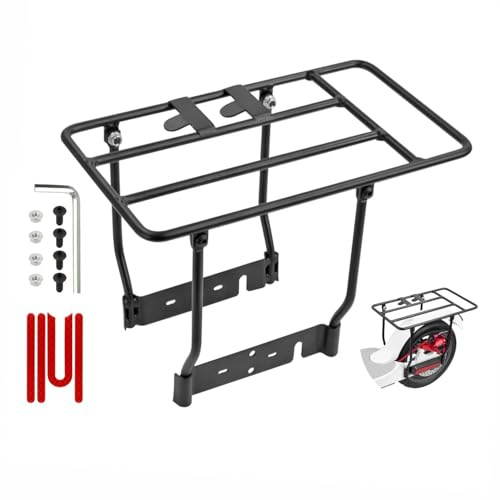 Yungeln E Scooter Gepäckträger Hinten Rack 8mm Solide Stahlrohre Belastung 50kg Elektroroller Gepäckträge Kompatibel für Xiaomi 1S M365 Pro Pro2 Elektroscooter