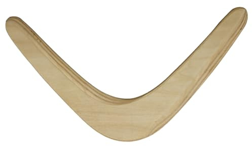 Bumerang aus Holz, V-förmig, 33 x 5 cm, Bumerangs für Kinder und Erwachsene, tragbares Ersatz-Outdoor-Spielzeug für Rasen, Strand, Camping, Strandspielzeug, Outdoor-Spielzeug, Bumerang für Erwach